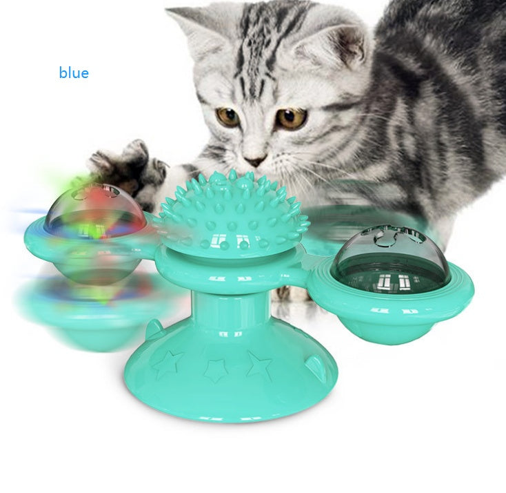 The WhirlyWhisker Windmill: Interactive Grooming & Play Station
