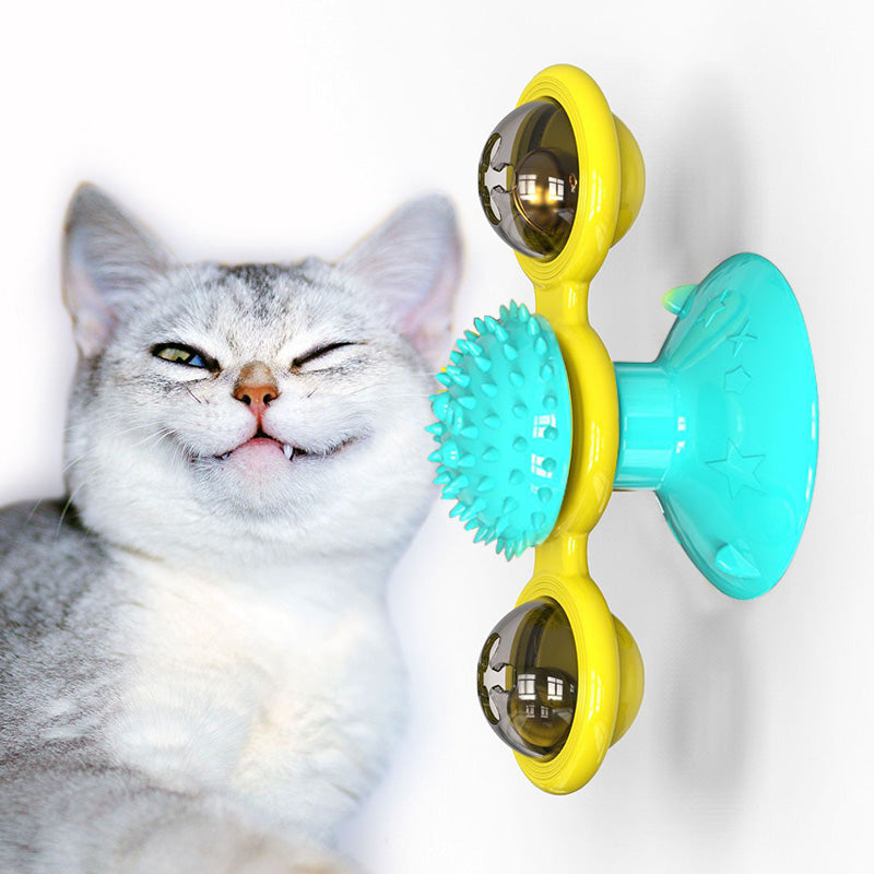 The WhirlyWhisker Windmill: Interactive Grooming & Play Station