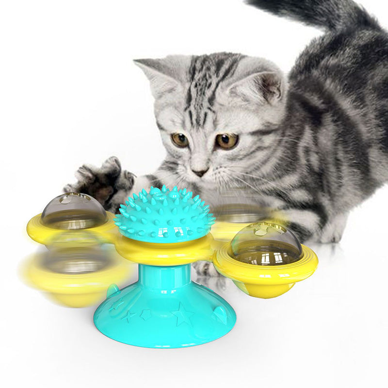 The WhirlyWhisker Windmill: Interactive Grooming & Play Station