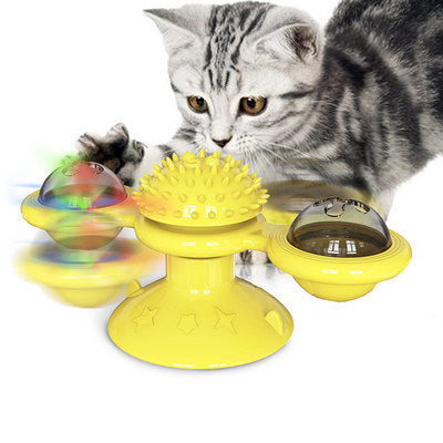 The WhirlyWhisker Windmill: Interactive Grooming & Play Station